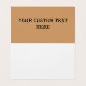 ホームオンザレンジカウボーイオールドウェスト 名刺 (内部フラット)