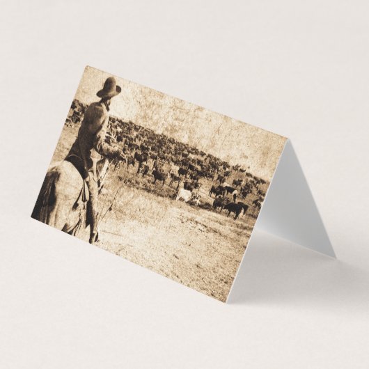 ホームオンザレンジカウボーイオールドウェスト 名刺 (正面)