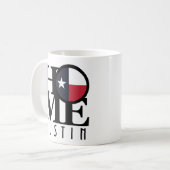 ホームオースティンテキサス州11oz コーヒーマグカップ (正面左)
