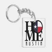 ホームオースティンテキサス州 キーホルダー (正面左)