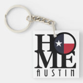 ホームオースティンテキサス州 キーホルダー (正面)
