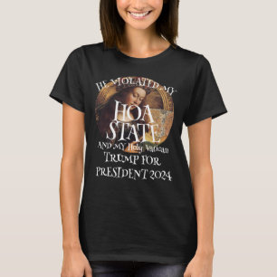 ホームオーナーズ協会の州とバチカンHOA Tシャツ