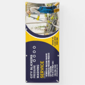 ホームカスタマイズ商業用圧力洗浄 横断幕 (縦)