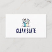 ホームカスタム清掃サービスQRフォト従業員 名刺 (正面)