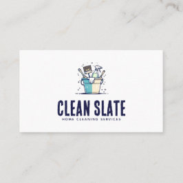 ホームカスタム清掃サービスQRフォト従業員 名刺