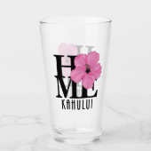 ホームカフルイピンク タンブラーグラス (正面)