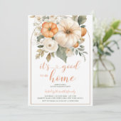 ホームカボチャ引っ越し祝いパーティーパーティー 招待状 (スタンド正面)