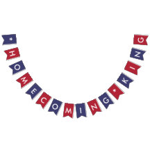 ホームカミングキングアメリカンフラッグカラーズタイポグラフィ