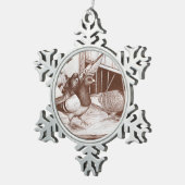 ホームカミングホームマーズ スノーフレークピューターオーナメント (右)