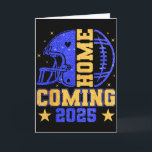 ホームカミング2025 Hoco フットボール ママ ガール ブルー ゴールド カード<br><div class="desc">ホームカミング2025 Hoco フットボール ママ ガール ブルー ゴールド バイブス</div>