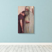 ホームカミング（父と息子） (by Eugene Burnand) キャンバスプリント (インサイチュ (ウッドフロア))