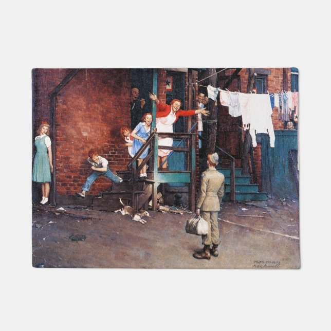 ホームカミングG.I. ドアマット (正面)