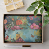 ホームカラフルイン春ガーデンの切り離 薄葉紙 (ギフト)