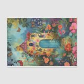 ホームカラフルイン春ガーデンの切り離 薄葉紙 (正面)