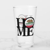 ホームカリフォルニア タンブラーグラス (裏面)