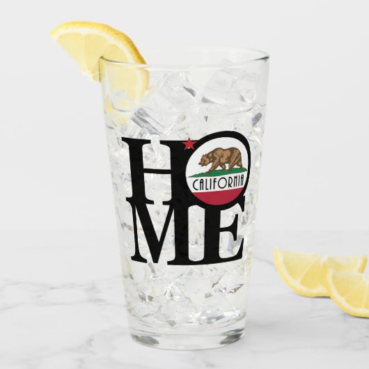ホームカリフォルニア タンブラーグラス (アイス正面)