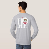 ホームカリフォルニア Tシャツ (裏面フル)