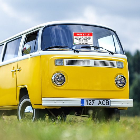 ホームカーカスタマイズゴントラック販売用の汎用 ウィンドウサイン