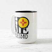 ホームカールスバッドニューメキシコ15oz ツートーンマグカップ (正面左)