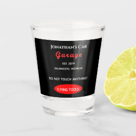 ホームガレージカー整備士ガラスショットガラス ショットグラス