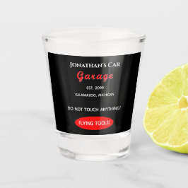 ホームガレージカー整備士ガラスショットガラス ショットグラス