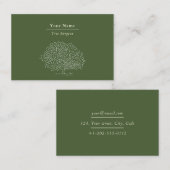 ホームガーデナー、ツリー外科医の名刺 名刺 (正面/裏面)