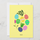 ホームガーデンカラフルイースターエッグ シーズンカード (裏面)