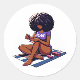 ホームガールマイタイム ラウンドシール