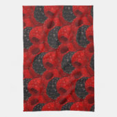 ホームキャニングフルーツテーマ混合ベリーパターン キッチンタオル (縦)