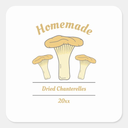 ホームキャンドまたはドライシャントレレーベルシール スクエアシール (正面)