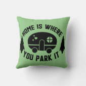 ホームキャンピングファミリー名 クッション (裏面)