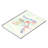 ホームクッキングユーモア ダイニングタイム アート デザイン ノートブック (左側)