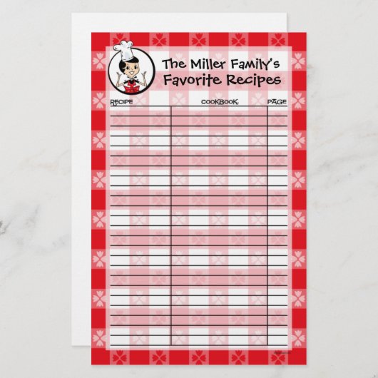 ホームクックインのカスタムレシピセーバー (正面/裏面)