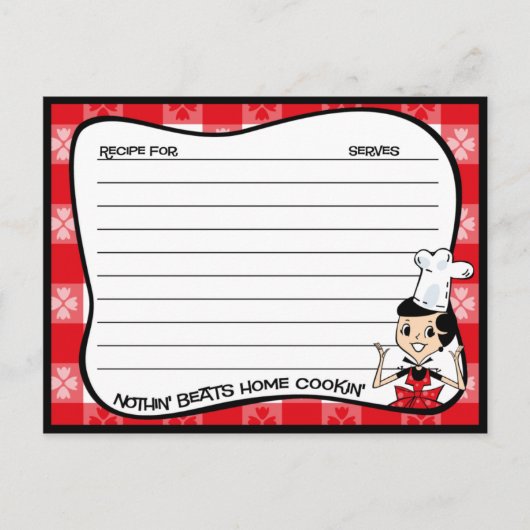 ホームクックインレシピカード ポストカード (正面)