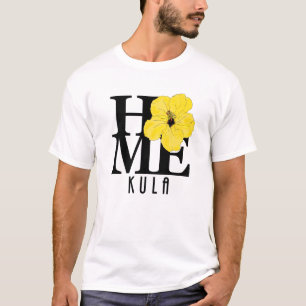 ホームクライエローハイビスカス(フロントプリント) Tシャツ
