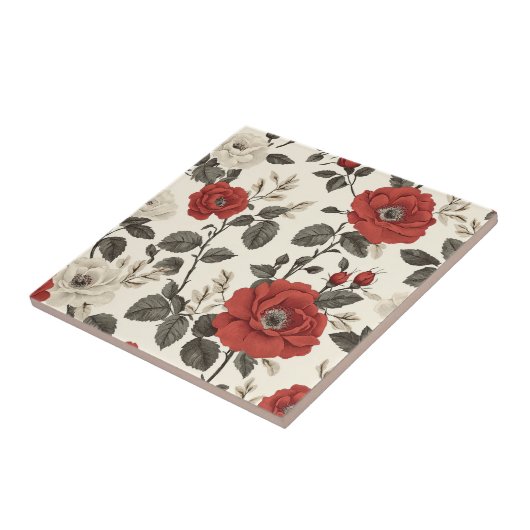 ホームクラシックフローリング用バラセラミックタイル タイル (側面)