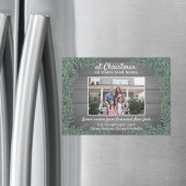 ホームクリスマスフォト磁気カードからの挨拶