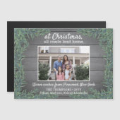 ホームクリスマスフォト磁気カードからの挨拶 (正面/裏面)