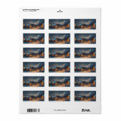 ホームクリスマスラベル/ステッカー ラベル (フルシート)