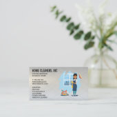 ホームクリーナーとツール 名刺 (スタンド正面)