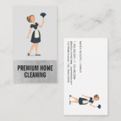 ホームクリーナー |メイド | Duster 名刺 (正面/裏面)