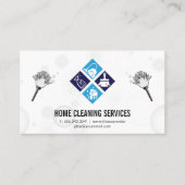 ホームクリーニングアイコン | Dusters 名刺 (正面)