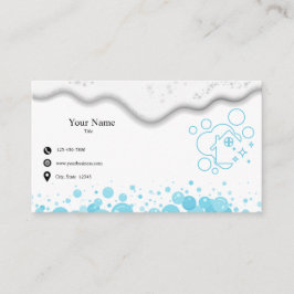 ホームクリーニングサービスのシャボン玉 名刺