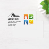 ホームクリーニングサービスアイコン |ハウスロゴ (デスク)