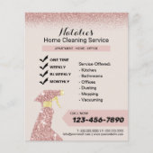 ホームクリーニングサービスバラ金ゴールドハウスキーピング チラシ (正面)