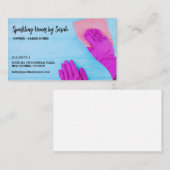 ホームクリーニングサービスビジネスカードハウスクリーナー 名刺 (正面/裏面)