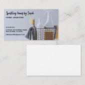 ホームクリーニングサービスビジネスカードハウスクリーナー 名刺 (正面/裏面)