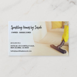 ホームクリーニングサービスビジネスカードハウスクリーナー 名刺