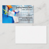 ホームクリーニングサービスビジネスカードハウスクリーナー 名刺 (正面/裏面)