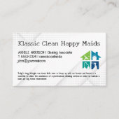 ホームクリーニングサービス |メイド 名刺 (正面)